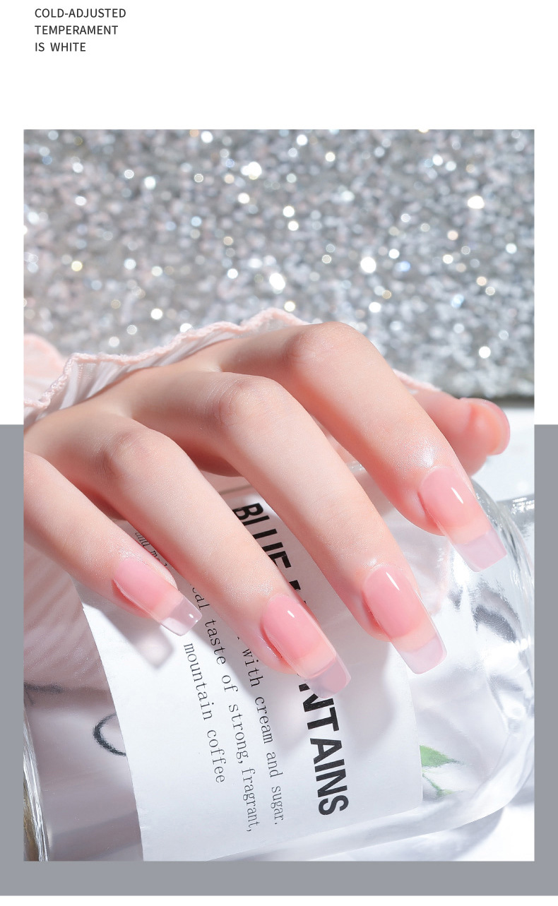 Ultra-thin, seamless nail pads for nail art, transparent full and half stickers, extended false nail patches, specially designed for nail salons pic 8
