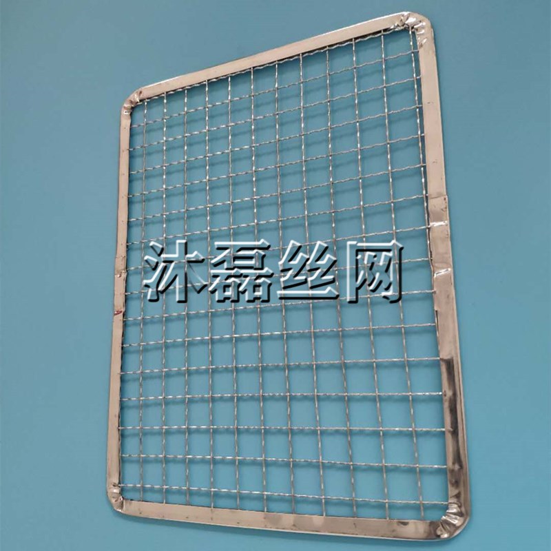 户外烧烤一次性烧烤炉适用便携烤架烧烤篦子包边方形一次性烧烤网详情1
