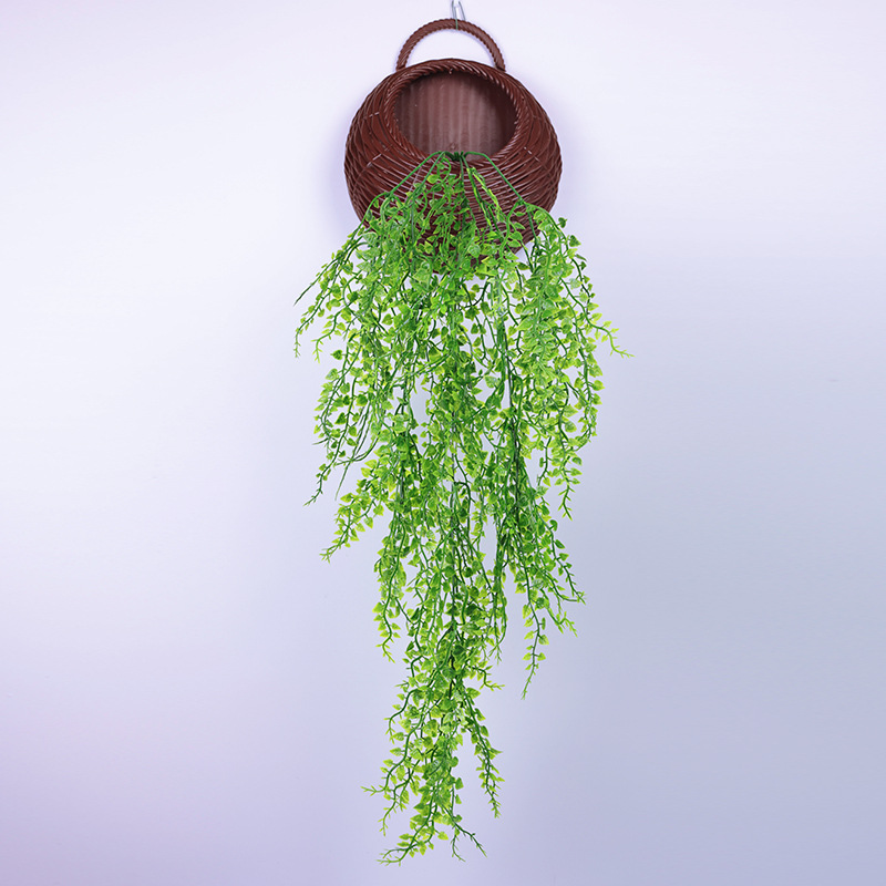 Artificial plants: Million heart vine, wall-hung green ivy, weeping willow, plant wall accessories, vines, artificial flowers, ceiling decoration, plastic leaves pic 5