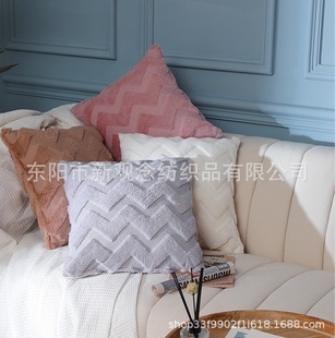 New plain short plush cushion cover, corn kernel pillow cover, short plush cushion, red pillow cover wholesale pic 3