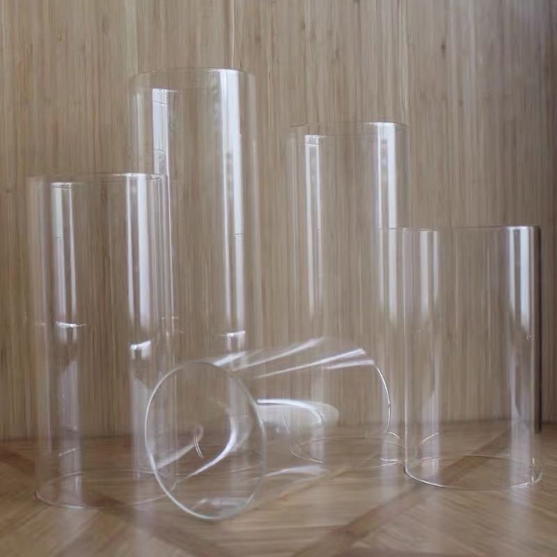 High borosilicate glass candle cups, transparent European candlestick ornaments, cork-sealed scented wedding decorative candles pic 5