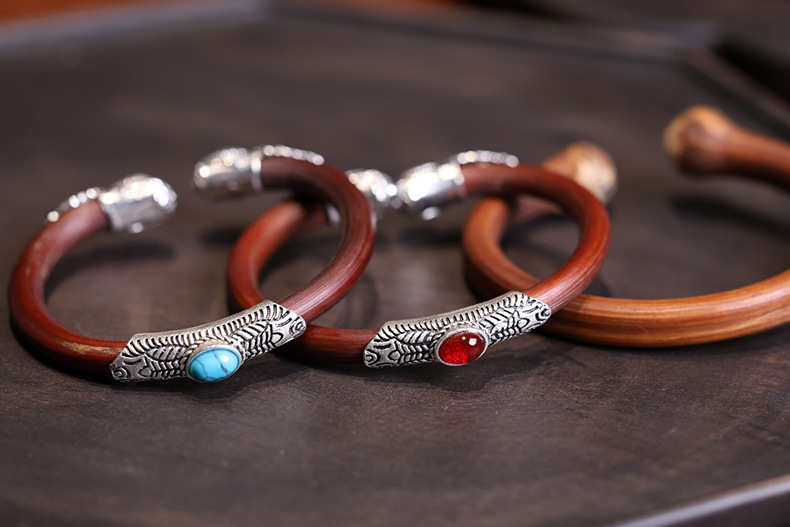 Natural wild Shannan unjointed chicken blood Vine bracelet for men and women, with jointed wood and vine bracelet, summer ethnic style pic 25