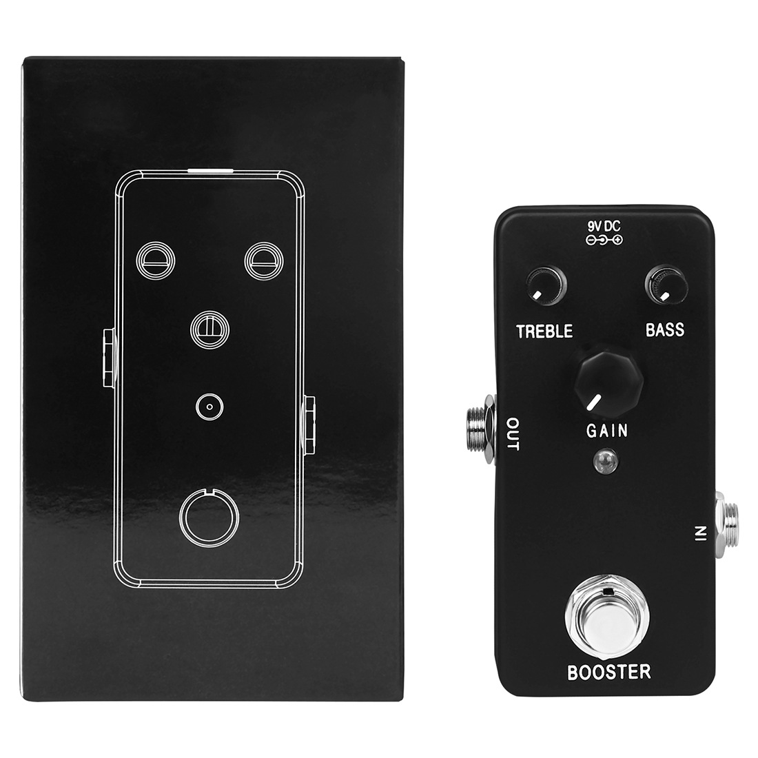 批发XG-7电吉他单块效果器PURE BOOSTER高增益推子效果器电源器详情6