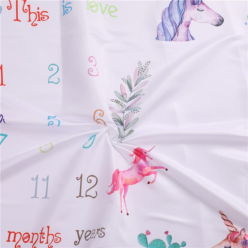 Baby milestone month photography background cloth, baby creative digital photography blanket background cloth, photography props pic 38