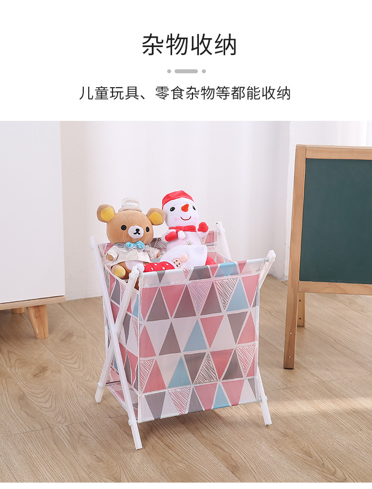 Y109-6611 Oxford cloth folding dust-proof, dirty clothes and underwear storage basket, direct supply from Southeast Asian manufacturer pic 6