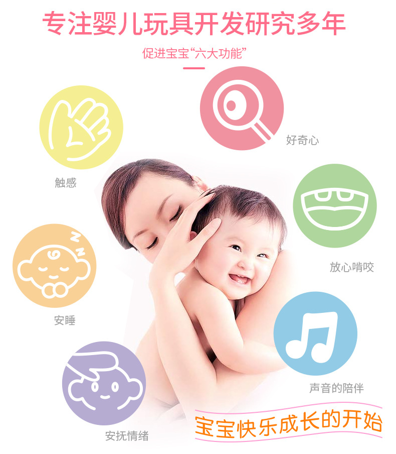 New baby crib bell toy for infants and toddlers aged 0-3, bedside music, rotating and ringing bells, a perfect comfort and soothing tool for kids pic 4