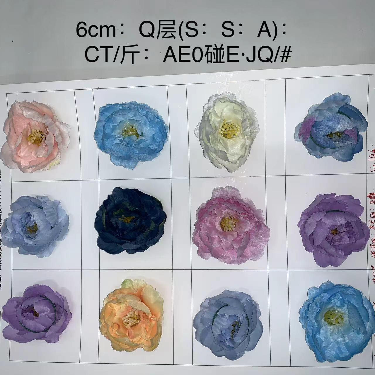 A comprehensive collection of artificial peony flowers, hibiscus flowers, cheap and beautiful headbands, clothing flowers, super grand artificial flower heads wholesale pic 6