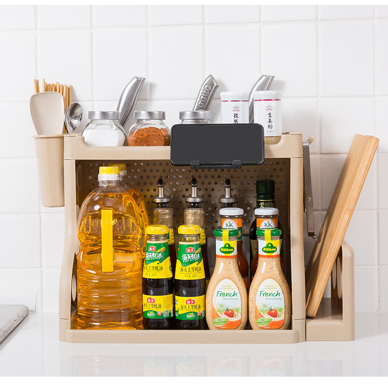 Y109-8812 Multi-functional assembly kitchen storage rack, seasoning rack, multi-layer chopstick and knife storage rack pic 23