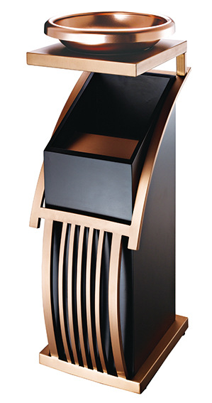 Creative Southern brand GPX-78C series new concept cigarette ash bin hotel storage stainless steel trash can pic 5