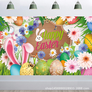 跨境新款生日横幅 happy birthday派对背景各大节日系列生日横幅详情13