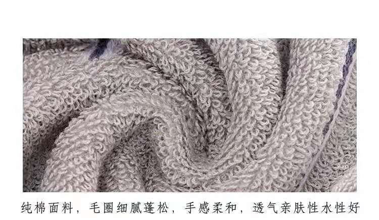 Factory wholesale pure cotton thickened checkered towels, absorbent household daily face towels, gift customization logo pic 16