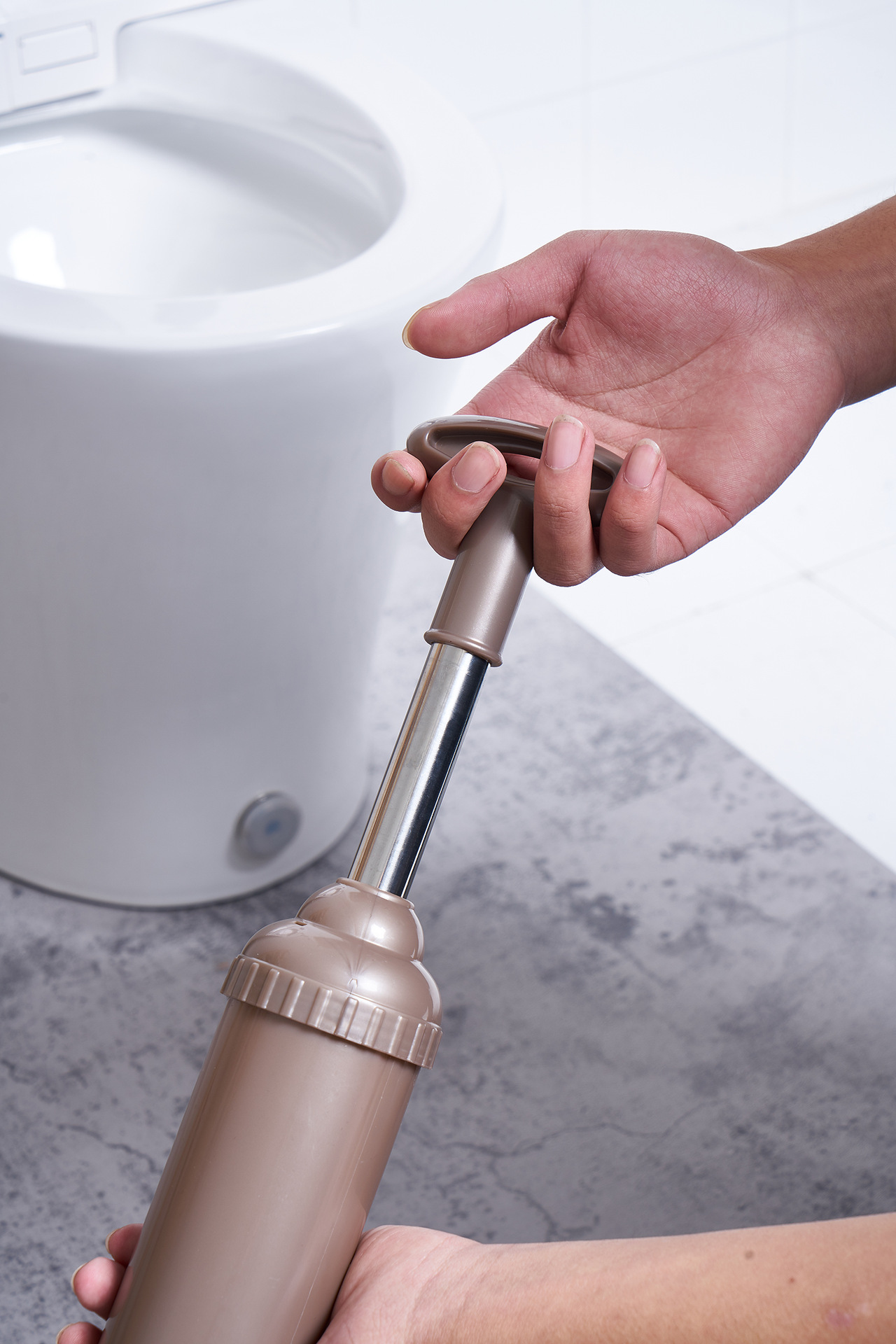 C43-8230 high-pressure toilet unclogging tool, one-shot pipe unclogging, vacuum super strong suction power pic 5