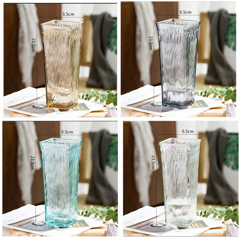 Creative glacier vases, modern and simple glass vases, flower arrangements, hydroponic plant vases, home decoration vases, ornaments pic 2