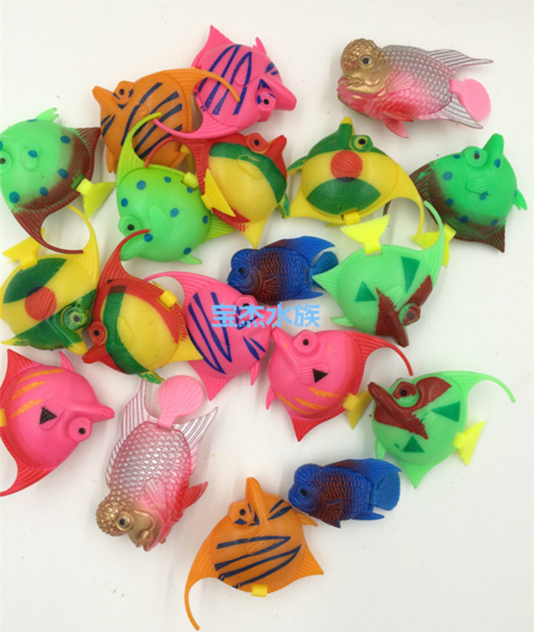 Plastic fish (picture) Simulation fish toys Fish Baojie Aquarium Equipment wholesale event goods only for self-pickup pic 32