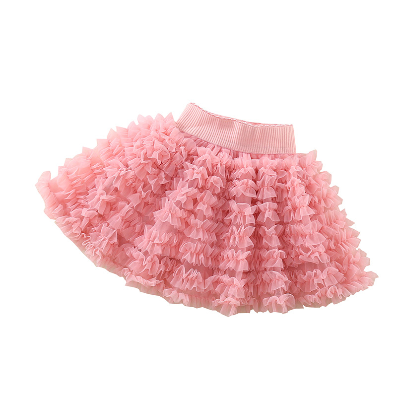 2024新款tutu裙半身裙儿童蓬蓬裙凸凸裙二代加蓬款女孩蛋糕裙子详情2