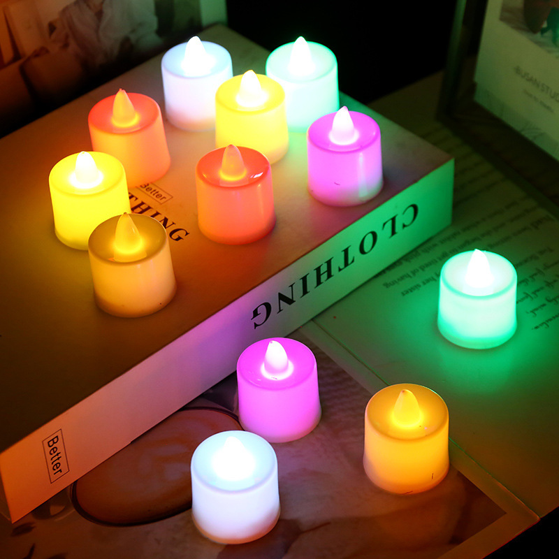 Electronic candle lights, led candle lights, creative wedding birthday and wedding candles, venue decoration props, electronic candles pic 41