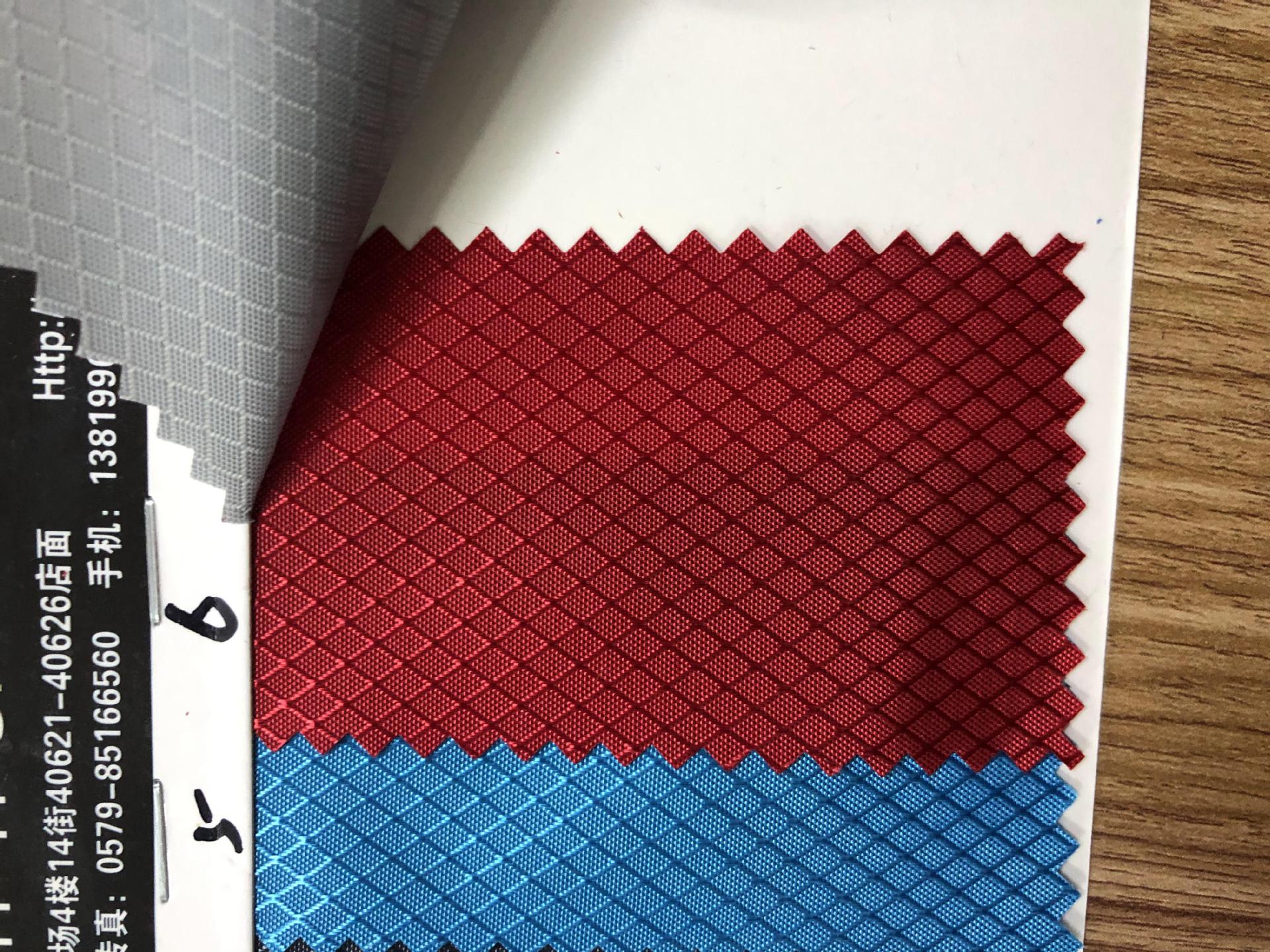 Diamond-shaped checkered PU water-like Oxford cloth for luggage, schoolbags, backpacks, tablecloths, handbags, tents, Oxford cloth fabric wholesale pic 9