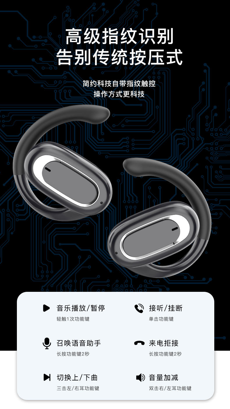 抖音跨境OWS爆款JS270  280 288无线蓝牙耳机T35挂耳式不入耳新款详情15