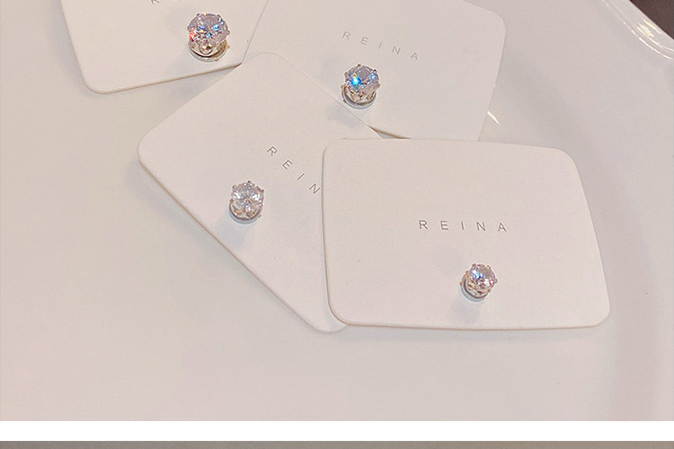 超闪锆石无耳洞磁吸耳饰高级气质耳蜗钉爆闪耳骨夹镶钻吸铁石耳钉详情17