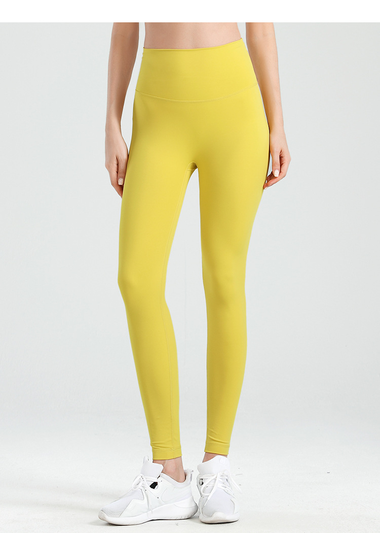 Yoga pants for women: High-waisted, hip-lifting, elastic compression, nude feel, tight-fitting sports pants, quick-drying running training, and outerwear fitness pants pic 60