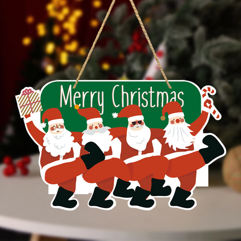 圣诞节挂件装饰门挂门牌主题 节日派对用品装饰布置 道具门挂壁挂详情6