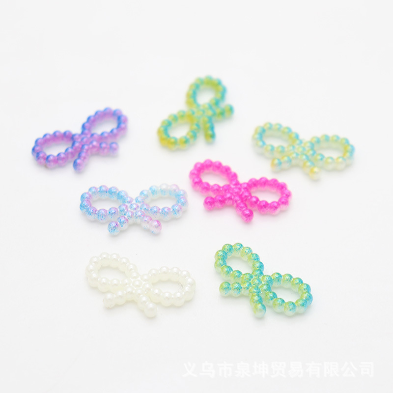 Factory direct sales of colorful ABS imitation pearl, irregular-shaped loose beads, cream resin, phone cases, hair clips, diy accessories pic 8