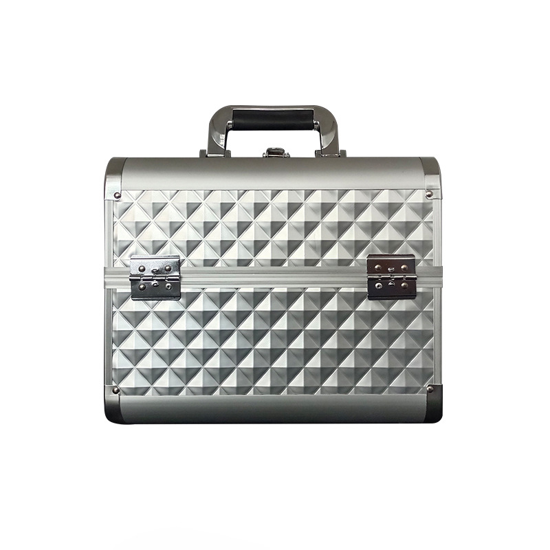 Manufacturer wholesale portable beauty, hairdressing, tattoo, hand-held aluminum alloy nail cases and makeup cases specially designed for home makeup artists pic 16