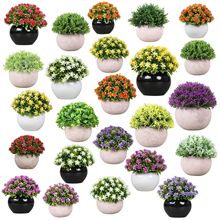 Amazon set of simulation succulent three-piece set with PVC box home decoration simulation plant potted plant gift pic 3