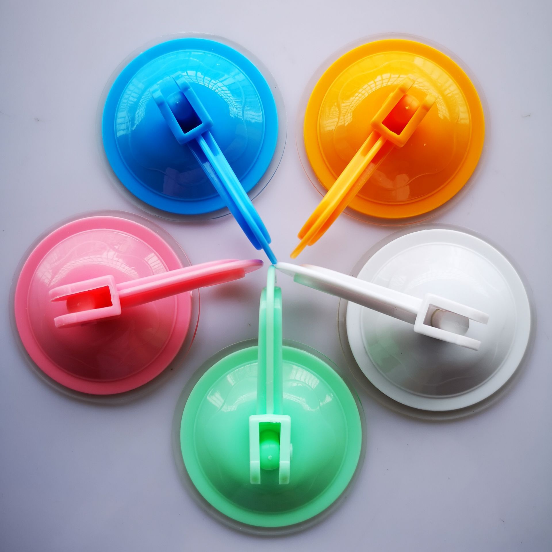 Seamless transparent hook wall-mounted, 6cm no-drilling adhesive hook, strong wall adhesive, nail-free small hook manufacturer pic 17