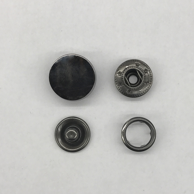 Zinc alloy stainless steel 17m surface +13 five-claw clasp 83120 surface four-piece clasp high-foot metal wool sweater for women pic 1