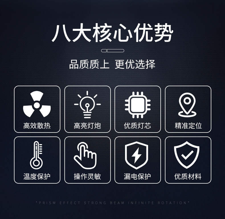 驰娅380w光束灯旋转摇头灯 晚会婚庆舞台酒吧KTV清吧高楼地标灯光详情5