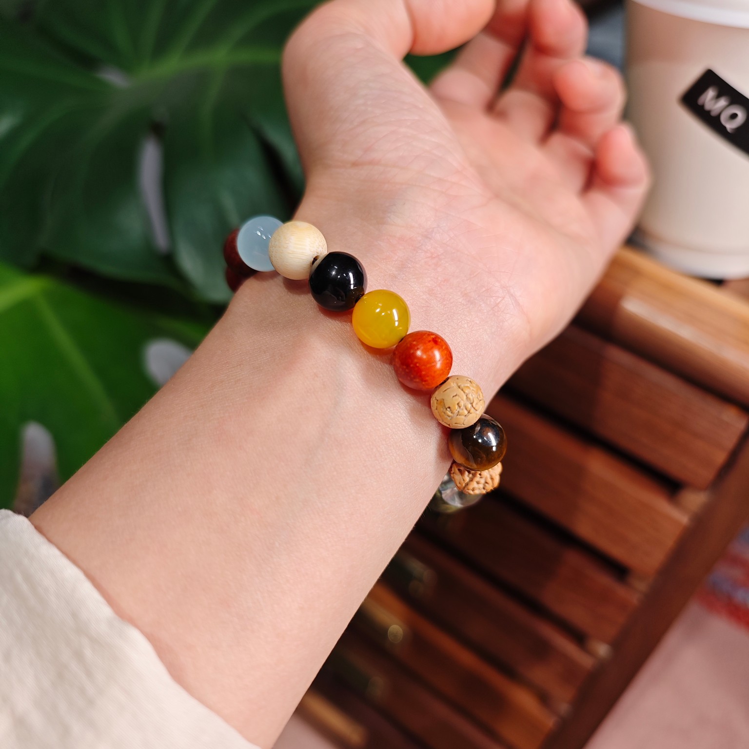 18-seed bracelet, hand-held 18-seed Bodhi bracelet, female Bodhi bracelet, 18-seed multi-treasure Buddhist prayer beads, commemorative jewelry pic 8