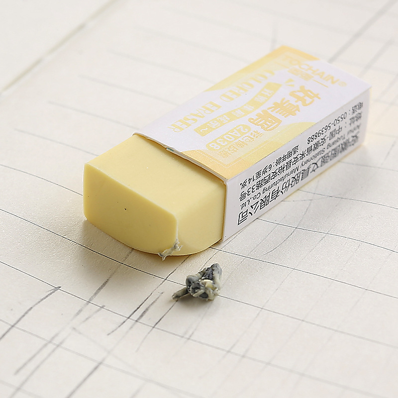 图强好集屑橡皮擦小学生专用橡皮擦好聚屑擦得干净不留痕彩色橡皮详情6