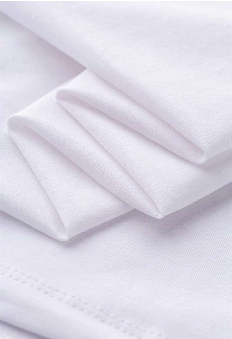 高品质夏季男士短袖t恤植绒圆领衫美人头半袖男装丝光棉薄款休闲详情18