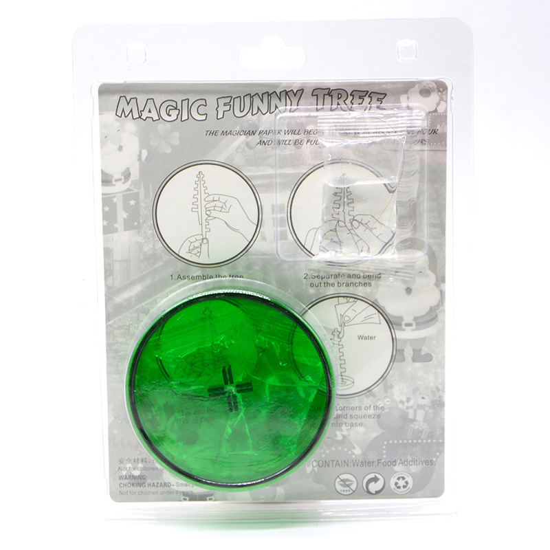 Douyin Internet celebrity best-selling paper tree blooming magic Christmas tree blooming when exposed to water paper toys wholesale cross-border pic 4