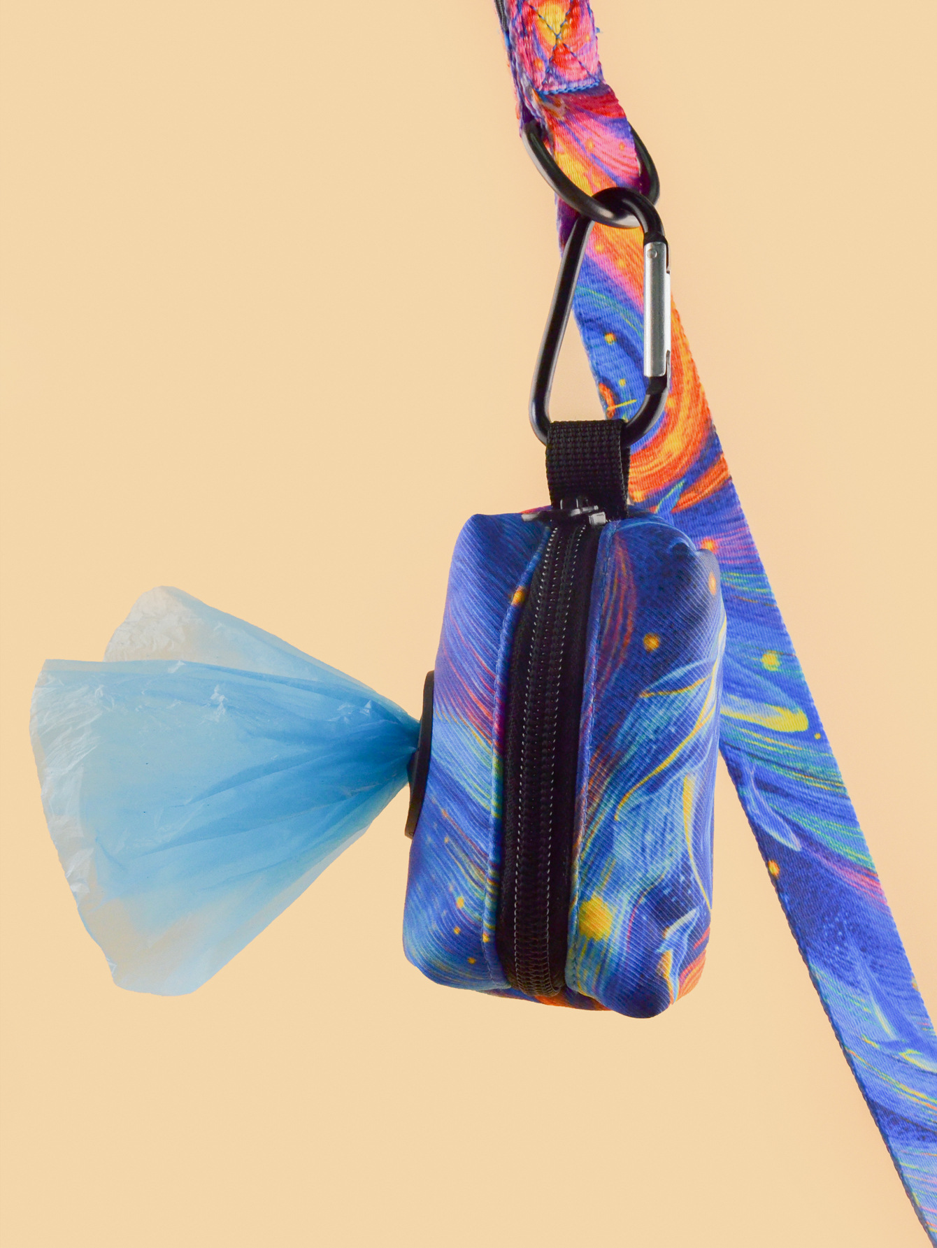 Factory wholesale of hot-selling fashionable printed new pet dog travel garbage bags, storage bags and dog poop bags pic 3