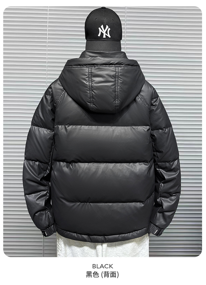 羽绒服男士冬季新款加厚短款连帽白鸭绒保暖外套2024休闲潮牌男装详情13