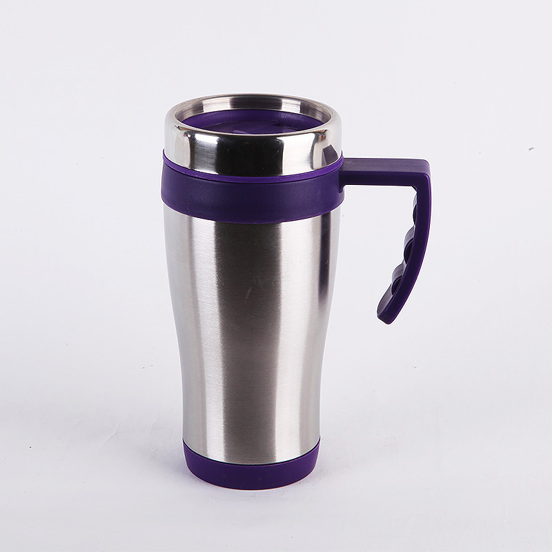Stainless steel plastic double-layer portable coffee cups are exported to the United States. The original manufacturer produces car cups pic 20