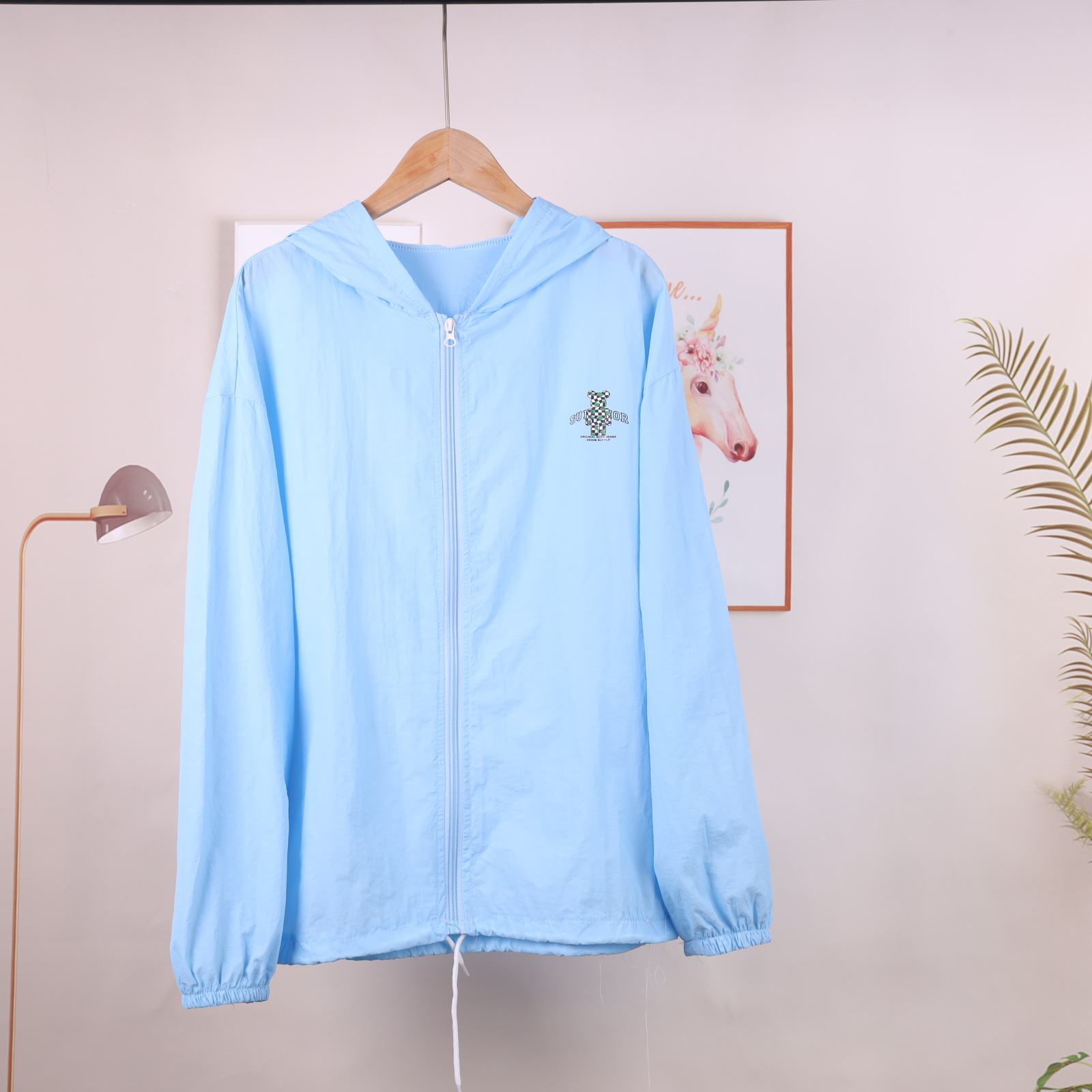 Cartoon bear sun-protective clothing for women, 2022 summer new style cute cat sun-protective clothing, Korean style stylish light jacket pic 9