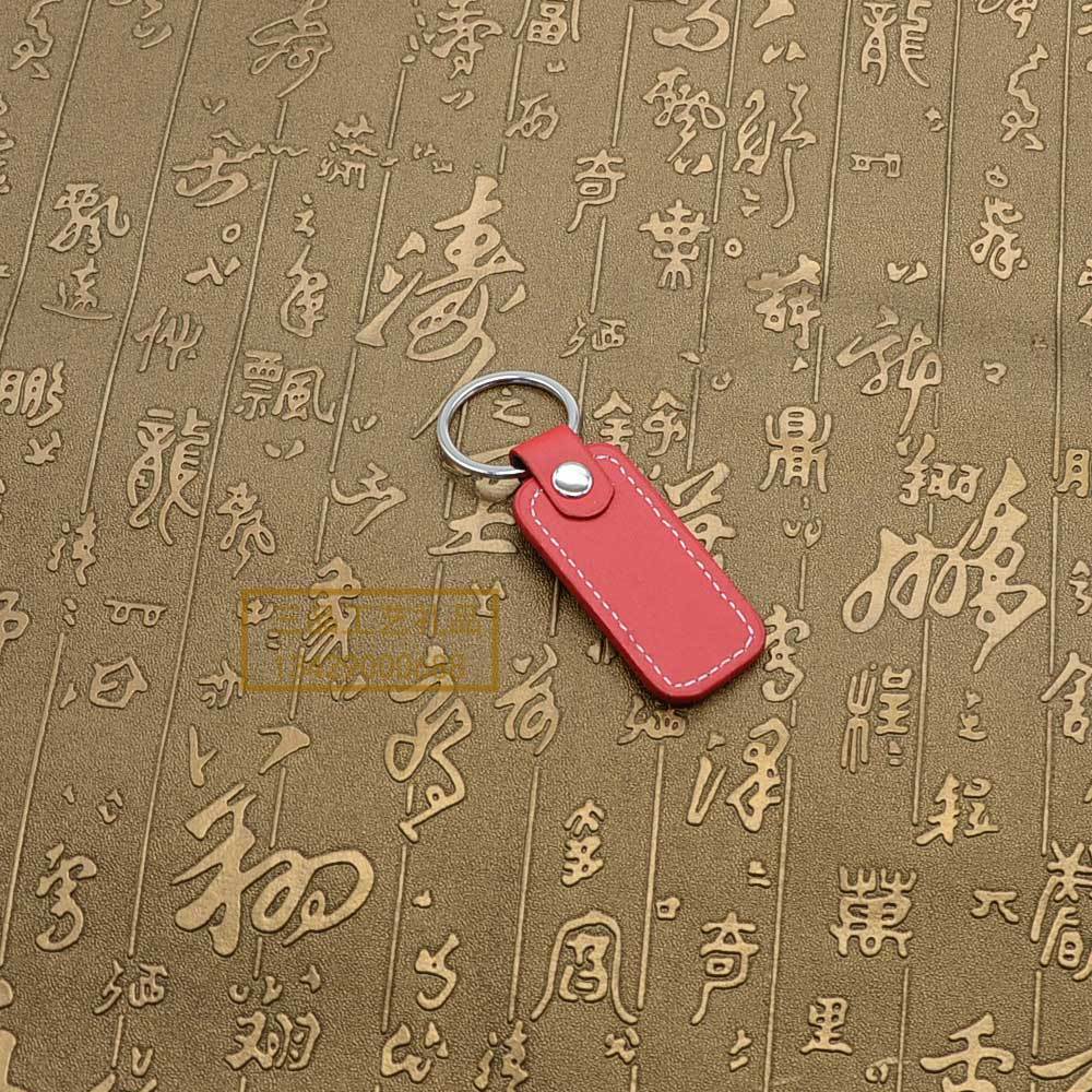 Customized fashionable leather keychains, corporate LOGO business card boxes, keychains, ballpoint pens, business office gift sets pic 18