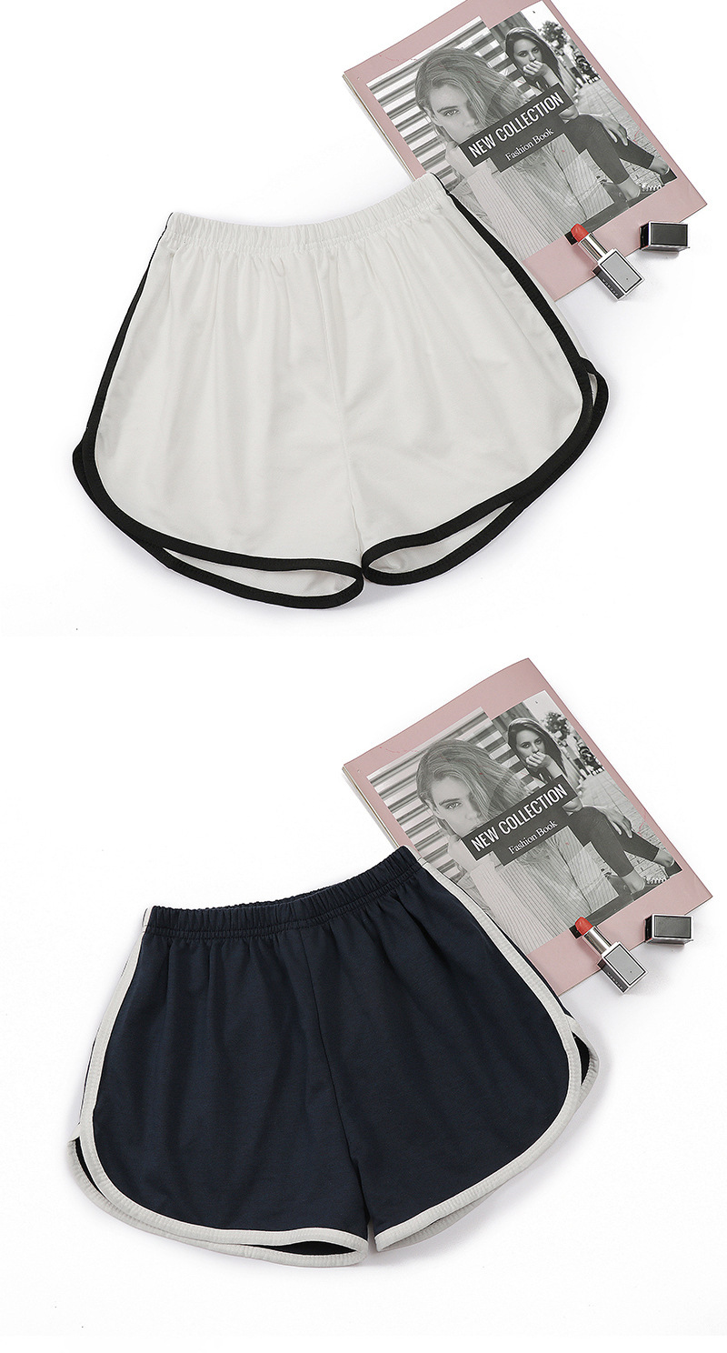 新款运动短裤跨境外贸热裤韩版夏季薄款居家休闲a字宽松瑜伽短裤详情8