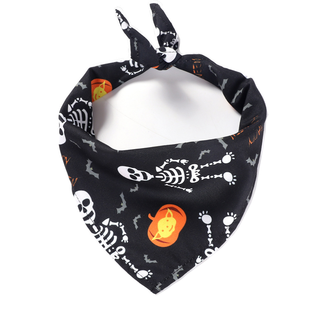 Pet scarf, Halloween pet saliva towel, cat decorative scarf, scarf, dog single-layer cute triangular scarf pic 15