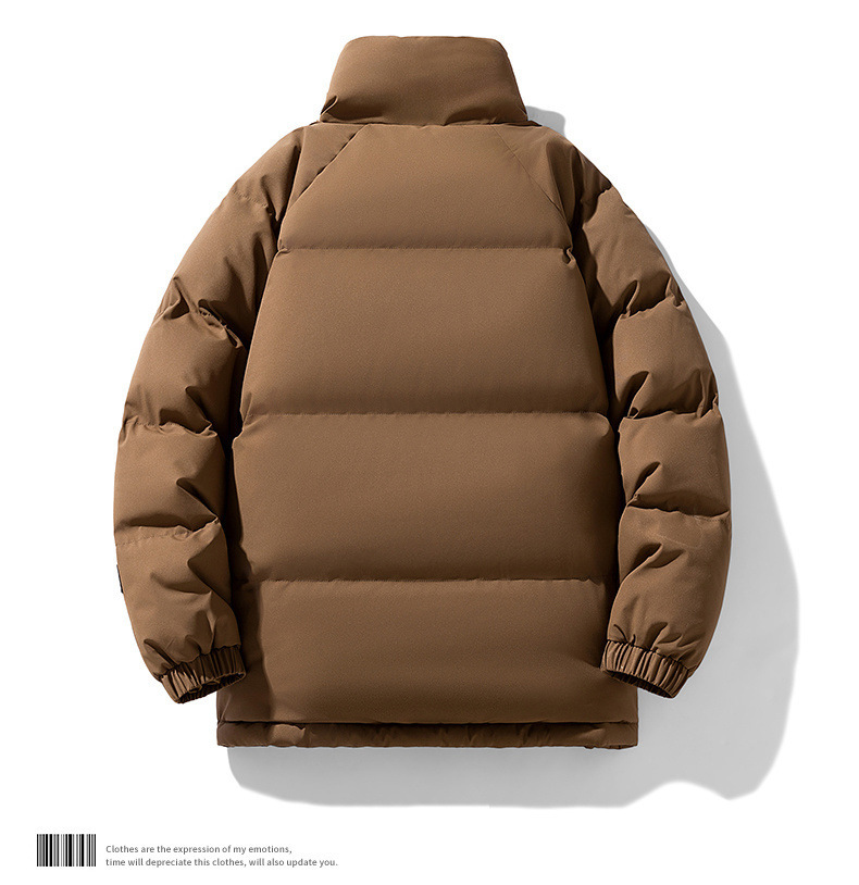 冬季羊羔绒棉衣羽绒棉服男士立领户外面包服加厚保暖外套情侣棉袄详情17