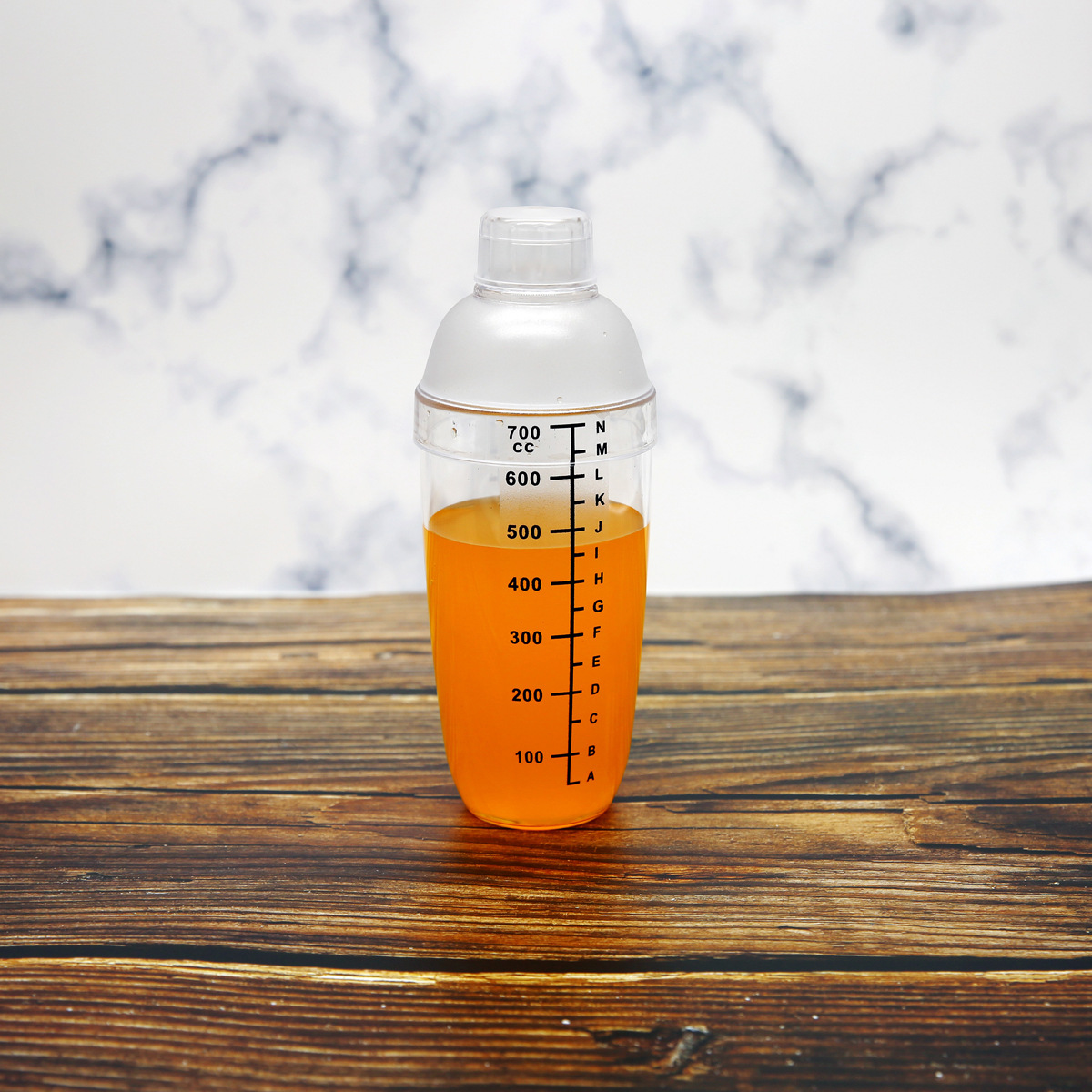 New transparent resin shaker with scale, milk tea shop supplies, milk tea shaker, 500ml cocktail shaker pic 37