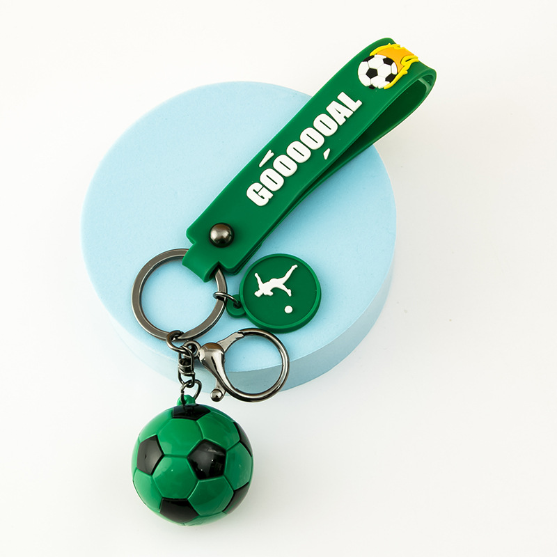 创意足球钥匙扣仿真迷你篮球挂件PVC软胶纪念品挂饰活动礼品批发详情22