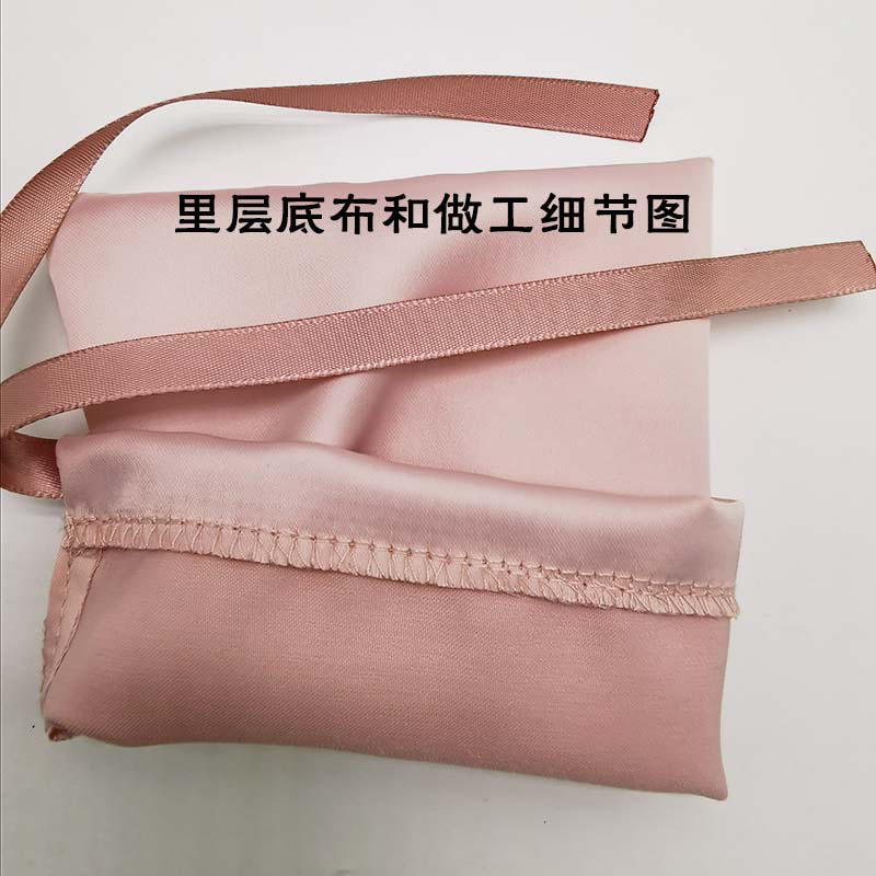 Factory direct supply of colored fabric drawstring bags, dust-proof jewelry boxes, drawstring ends, custom creative velvet bags, bracelets pic 11