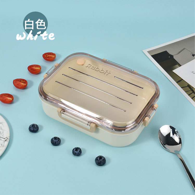食品级PP塑料大容量密封饭盒创意学生食品级午餐盒野餐简约便当盒详情17