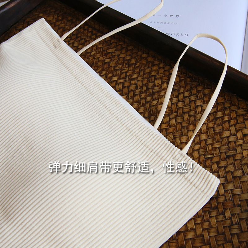 小吊带背心女外穿夏季针织内搭打底衫美背白色辣妹上衣薄款ins秋详情20