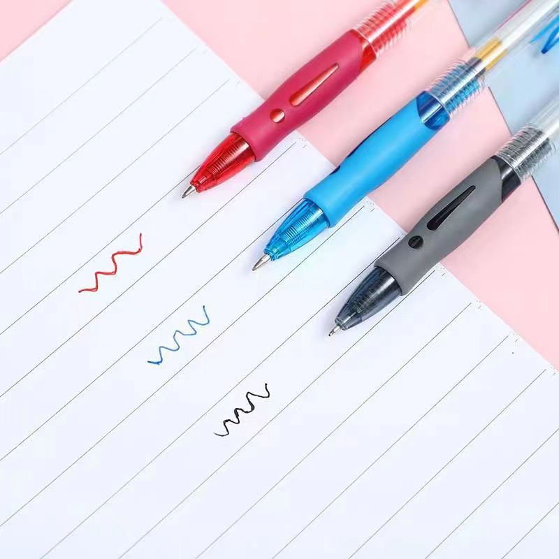 Office stationery: neutral, straight, liquid, ballpoint pen, red, black, blue, carbon pen, special practice pen, signature pic 5