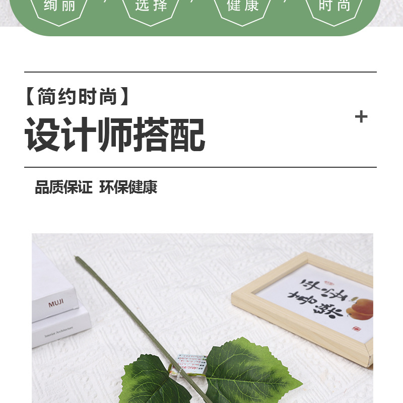 【】 New faux flower single sunflower, retro oil painting sunflower, home living room decoration, suitable for photography pic 3